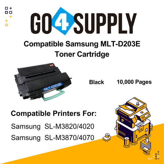 Compatible Samsung 203E D203E MLT-D203E Toner Cartridge Used for Samsung  SL-M3820 SL-4020 SL-M3870 SL-4070  Printers