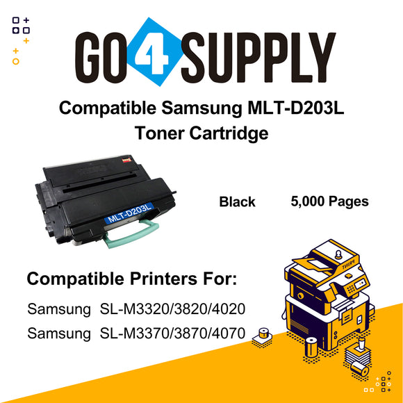 Compatible Samsung 203L D203L MLT-D203L Toner Cartridge Used for Samsung  SL-M3320, SL-3820, SL-4020, SL-M3370, SL-3870, SL-4070 Printers