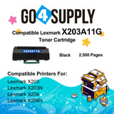 Compatible Lexmark X203A11G X203A21G X203 Toner Cartridge Used for Lexmark X203 X203N X204 X204N Series Printer