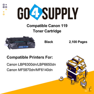 Compatible (Standard Page Yield) Toner Cartridge Replacement for Canon imageCLASS LBP251dw/252dw/253dw/253X/6300dn/6650dn/6670dn/MF414dw/419dw/416dw/MF5850dn/5880dn/5950dw/5960dn Printers